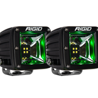 Rigid Industries Scene Green Backlight Surface Mount Pair Radiance RIGID Industries