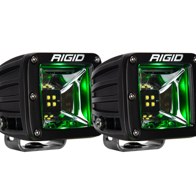 Rigid Industries Scene Green Backlight Surface Mount Pair Radiance RIGID Industries