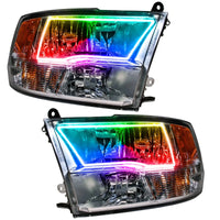 2009-2018 Ram Sport Pre-Assembled Headlights - Chrome