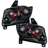 2011-2013 Jeep Grand Cherokee Pre-Assembled Halo Headlights - Non HID - Chrome