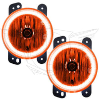 2007-2009 Jeep Wrangler JK Pre-Assembled Halo Fog Lights