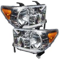 2007-2013 Toyota Tundra Pre-Assembled Halo Headlights - Chrome Housing