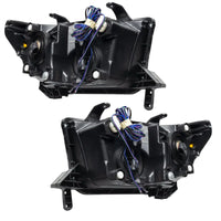 2007-2013 Toyota Tundra Pre-Assembled Halo Headlights - Chrome Housing
