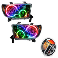 2007-2013 Toyota Tundra Pre-Assembled Halo Headlights - Black Housing