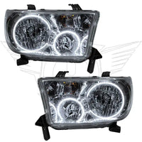 ORACLE Lighting 2010-2013 Toyota Tundra Pre-Assembled Halo Headlights w/ Level Adjusters