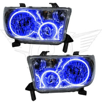 ORACLE Lighting 2010-2013 Toyota Tundra Pre-Assembled Halo Headlights w/ Level Adjusters