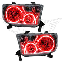 ORACLE Lighting 2010-2013 Toyota Tundra Pre-Assembled Halo Headlights w/ Level Adjusters