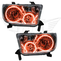 ORACLE Lighting 2010-2013 Toyota Tundra Pre-Assembled Halo Headlights w/ Level Adjusters