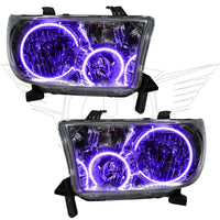 ORACLE Lighting 2010-2013 Toyota Tundra Pre-Assembled Halo Headlights w/ Level Adjusters