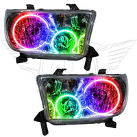 ORACLE Lighting 2010-2013 Toyota Tundra Pre-Assembled Halo Headlights w/ Level Adjusters