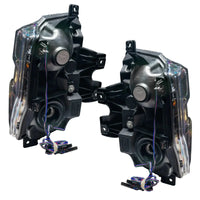 2008-2010 Ford F-250/F-350 Super Duty Pre-Assembled Halo Headlights - Black