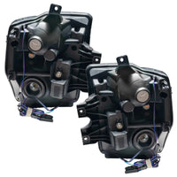 2008-2010 Ford F-250/F-350 Super Duty Pre-Assembled Halo Headlights - Black