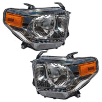 2014-2017 Toyota Tundra Pre-Assembled Halo Headlights - Dual Halo