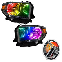 2014-2017 Toyota Tundra Pre-Assembled Halo Headlights - Dual Halo