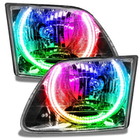 1997-2003 Ford F-150/F-250 Super Duty Pre-Assembled Halo Headlights - Chrome Housing