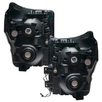 2011-2016 Ford F-250/F-350 Super Duty Pre-Assembled Headlights - Black