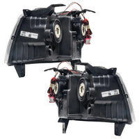 2005-2007 Jeep Grand Cherokee Pre-Assembled Headlights - Non HID - Chrome