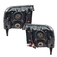2007-2013 GMC Sierra Pre-Assembled Halo Headlights - Round Ring Design