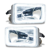 2007-2015 Chevrolet Silverado Pre-Assembled Fog Lights - Square Style Halo