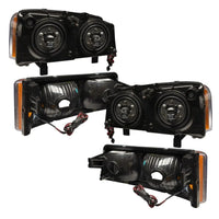 2003-2006 Chevy Silverado Pre-Assembled Headlights w/ Parking Lights