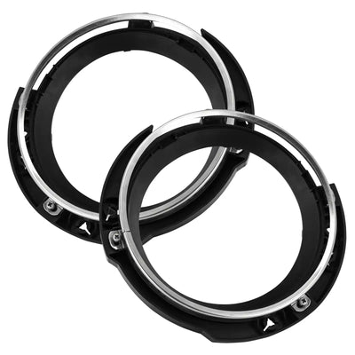 Jeep Wrangler Headlight Bracket+Bezel (Pair)