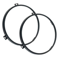 ORACLE Jeep Wrangler JK Headlight Trim Rings (Pair) - Black