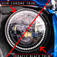 ORACLE Jeep Wrangler JK Headlight Trim Rings (Pair) - Black