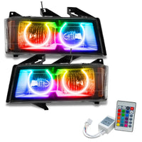 2004-2012 Chevrolet Colorado Pre-Assembled LED Halo Headlights