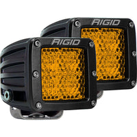 Rigid Industries Diffused Rear Facing High/Low Surface Mount Amber Pair D-Series Pro RIGID Industries