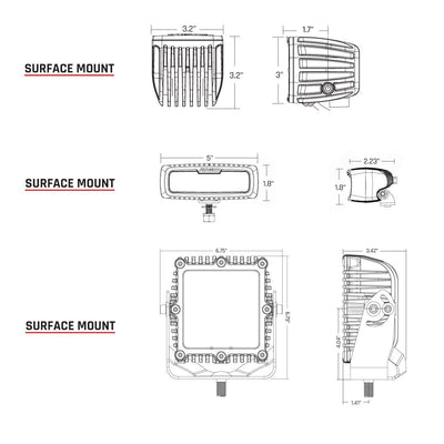 Rigid Industries Spot E-Mark Pair SR-Q Pro RIGID Industries