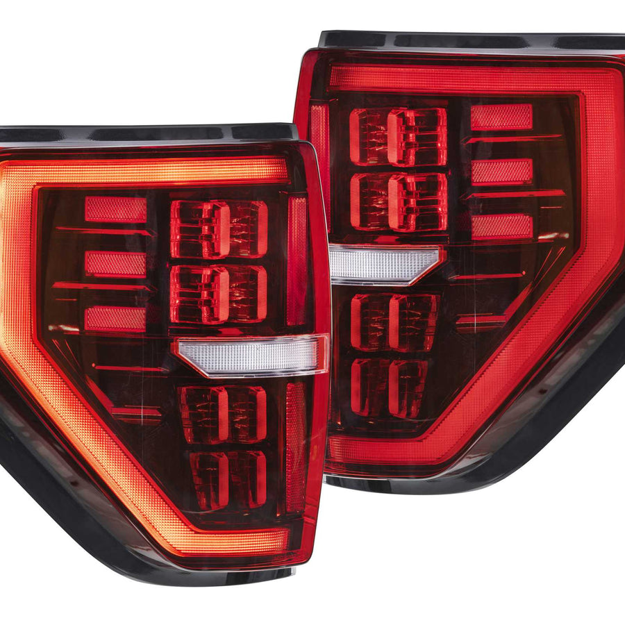 Morimoto XB LED Tail Lights: Ford F-150 (09-14 / Red Lens / Set)