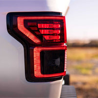 Morimoto XB LED Tail Lights: Ford F-150 (15-20 / Red Lens / Set)