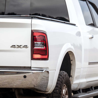 Morimoto XB LED Tail Lights: Dodge Ram (09-18 / Gen II / Red Lens / Set)