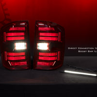 Morimoto XB LED Tail Lights: Chevrolet Silverado (14-19 / Red Lens / Set)