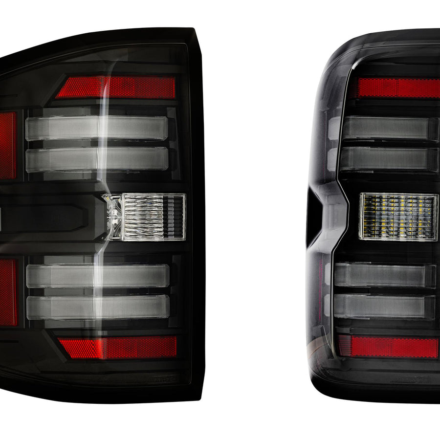 Morimoto XB LED Tail Lights: Chevrolet Silverado (14-19 / Smoked Lens / Set)