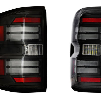 Morimoto XB LED Tail Lights: Chevrolet Silverado (14-19 / Smoked Lens / Set)