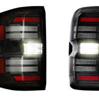Morimoto XB LED Tail Lights: Chevrolet Silverado (14-19 / Smoked Lens / Set)