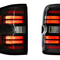 Morimoto XB LED Tail Lights: Chevrolet Silverado (14-19 / Smoked Lens / Set)
