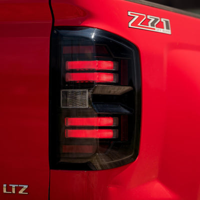 Morimoto XB LED Tail Lights: Chevrolet Silverado (14-19 / Smoked Lens / Set)