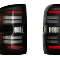 Morimoto XB LED Tail Lights: GMC Sierra (14-18 / Smoked Lens / Set)