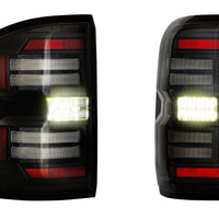 Morimoto XB LED Tail Lights: GMC Sierra (14-18 / Smoked Lens / Set)