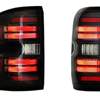 Morimoto XB LED Tail Lights: GMC Sierra (14-18 / Smoked Lens / Set)