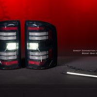 Morimoto XB LED Tail Lights: GMC Sierra (14-18 / Smoked Lens / Set)
