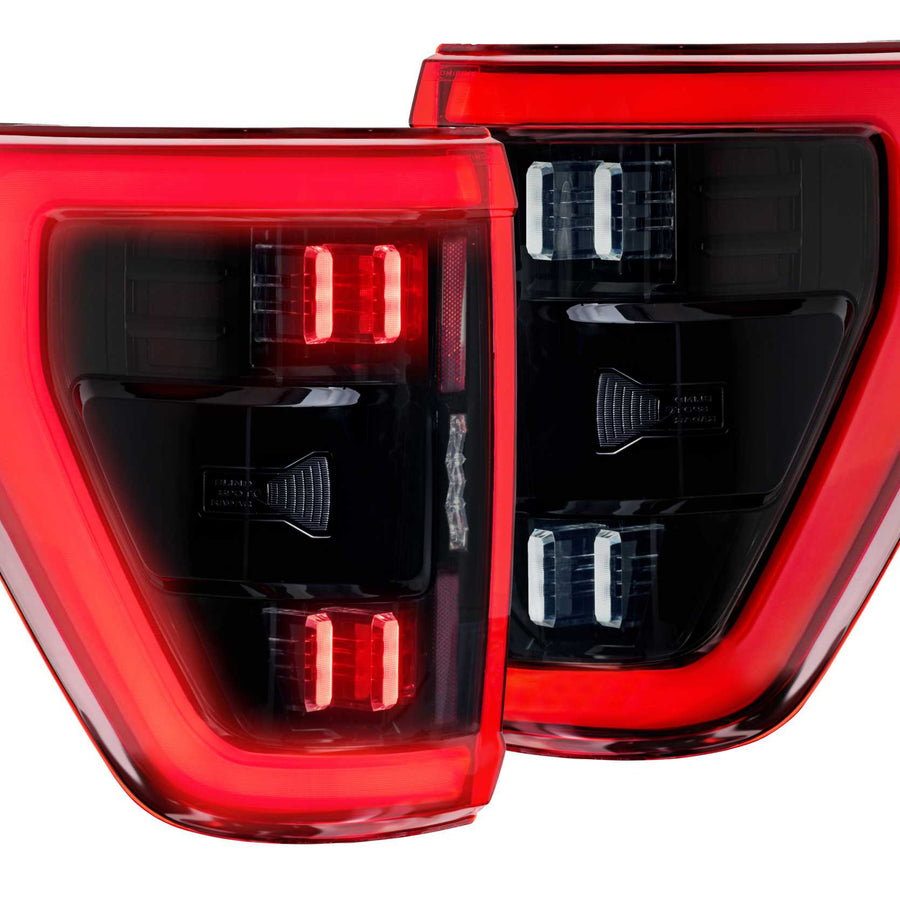 Morimoto XB LED Tail Lights: Ford F-150 (21-23 / Red Lens / Set)