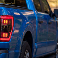 Morimoto XB LED Tail Lights: Ford F-150 (21-23 / Red Lens / Set)