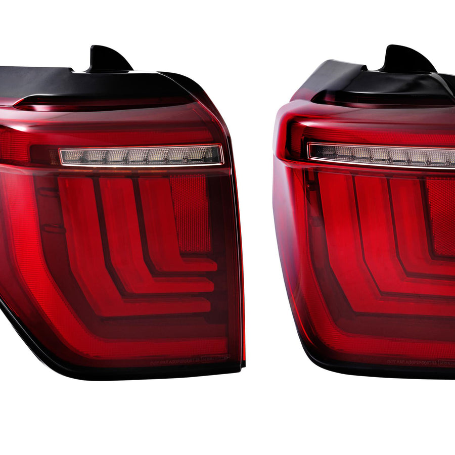 Morimoto XB LED Tail Lights: Toyota 4Runner (10-24 / Red Lens / Set)