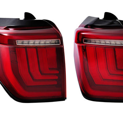 Morimoto XB LED Tail Lights: Toyota 4Runner (10-24 / Red Lens / Set)