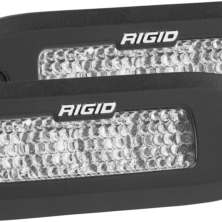 Rigid Industries Driving Diffused Black Flush Mount Pair SR-Q Pro RIGID Industries