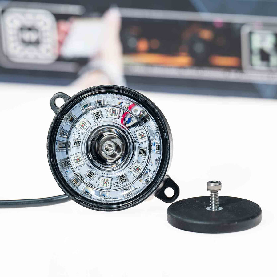 Morimoto Morimoto Rock Light Parts: RGB Puck w/ input wiring (Single)