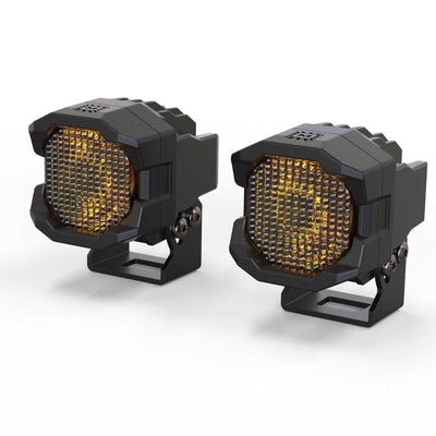 Morimoto Morimoto 1Banger HXB LED Pods (Flood / Yellow / Set)